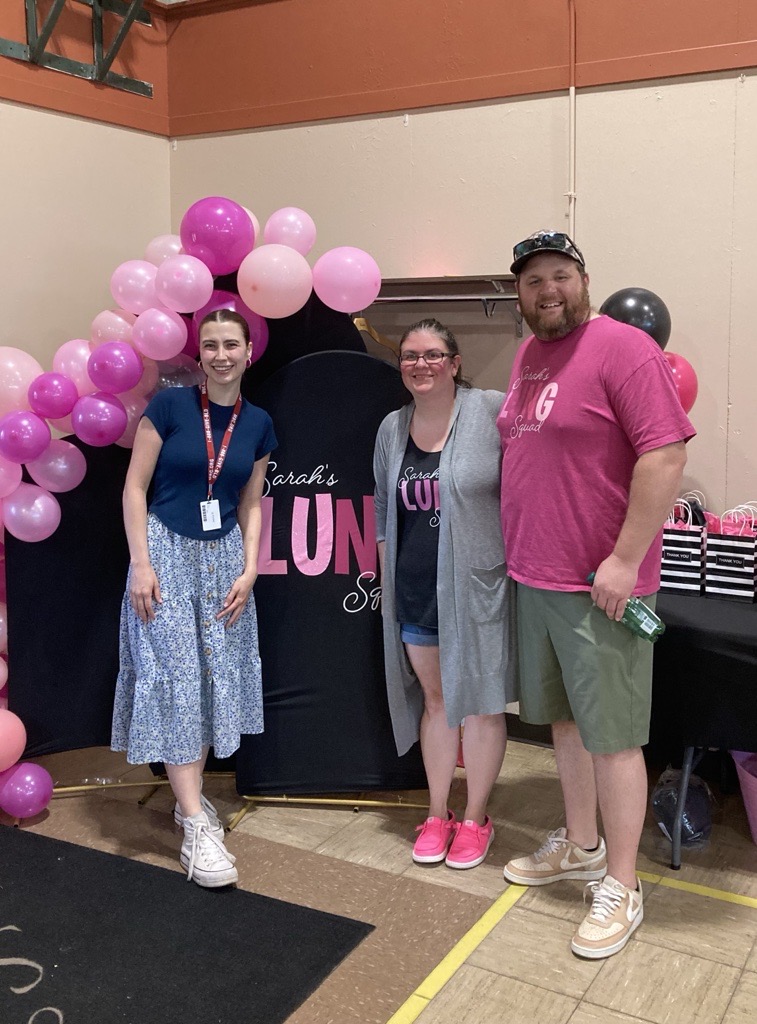 Donors at "Sarah's Lung Squad" blood drive 